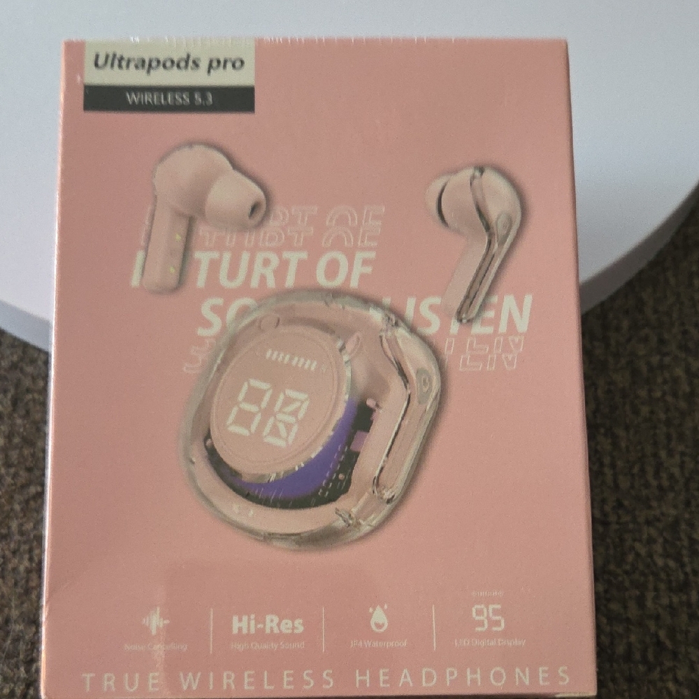 Ultrapods Pro Wireless Earbuds in Pink